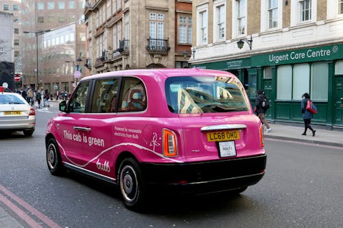 Free stock photo of cab, central london, electric taxi