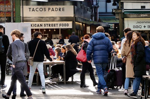 Free stock photo of london, market, street food