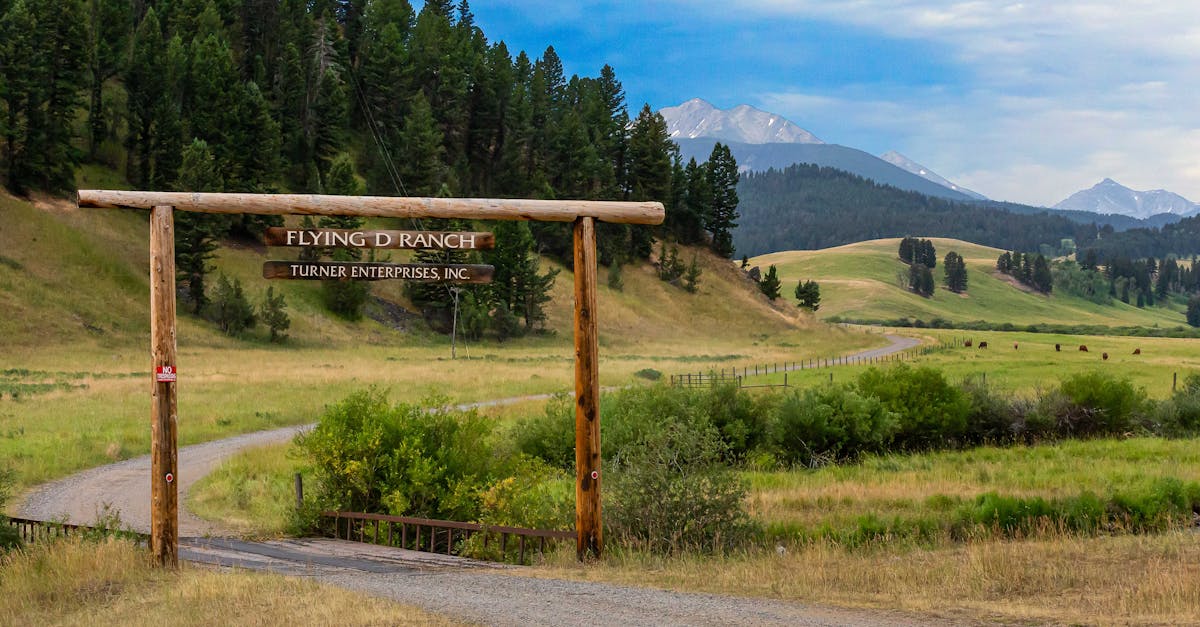 Scenic View of Flying D Ranch Entrance · Free Stock Photo