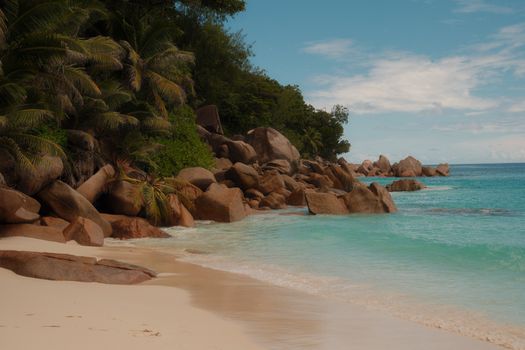 La Digue ox-cart beaches day — Seychelles