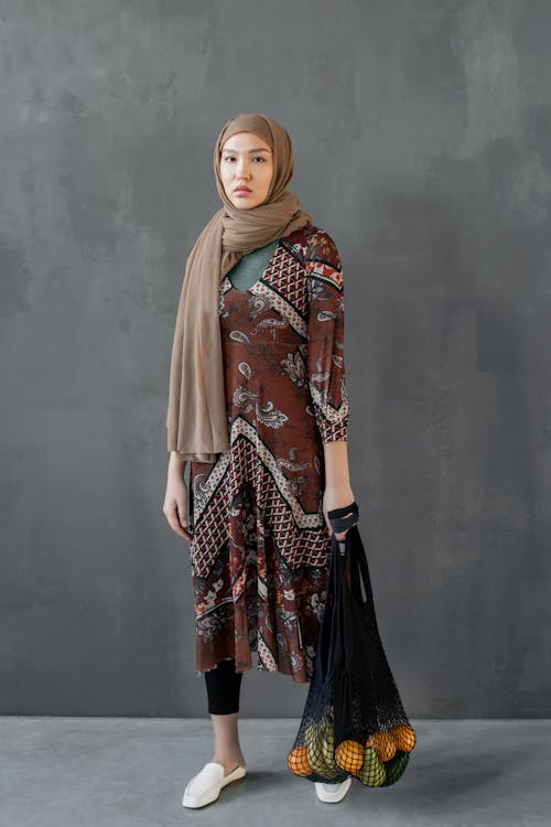 Free Photo Of Woman Wearing Brown HIjab Stock Photo