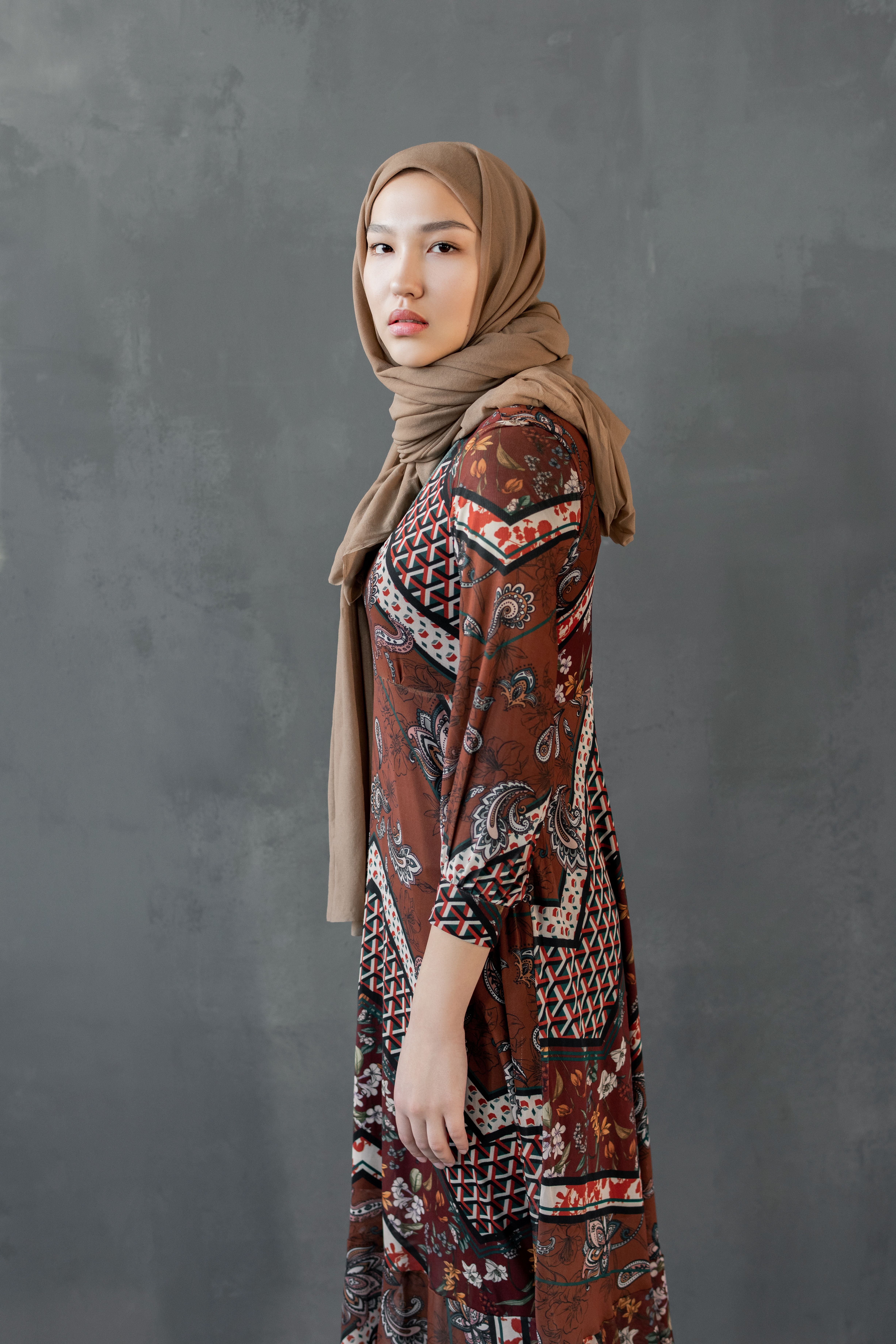 Photo Of Woman Wearing Brown Hijab · Free Stock Photo