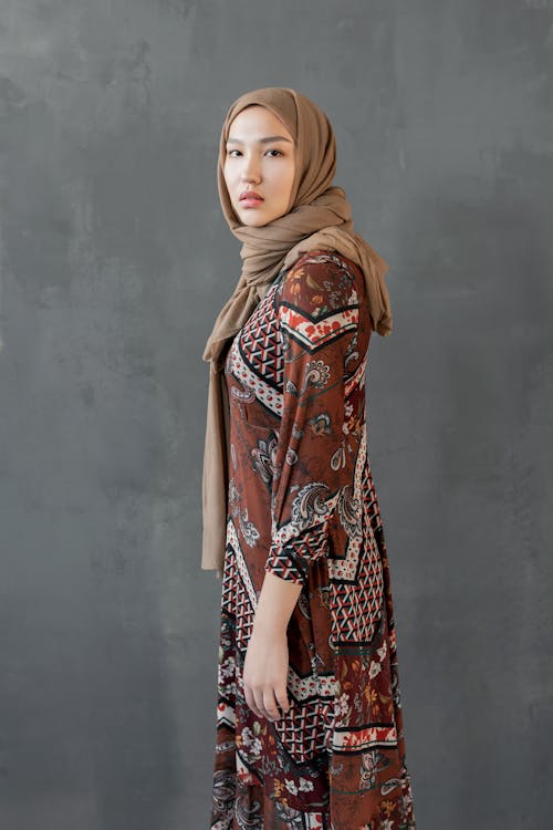 Photo Of Woman Wearing Brown Hijab