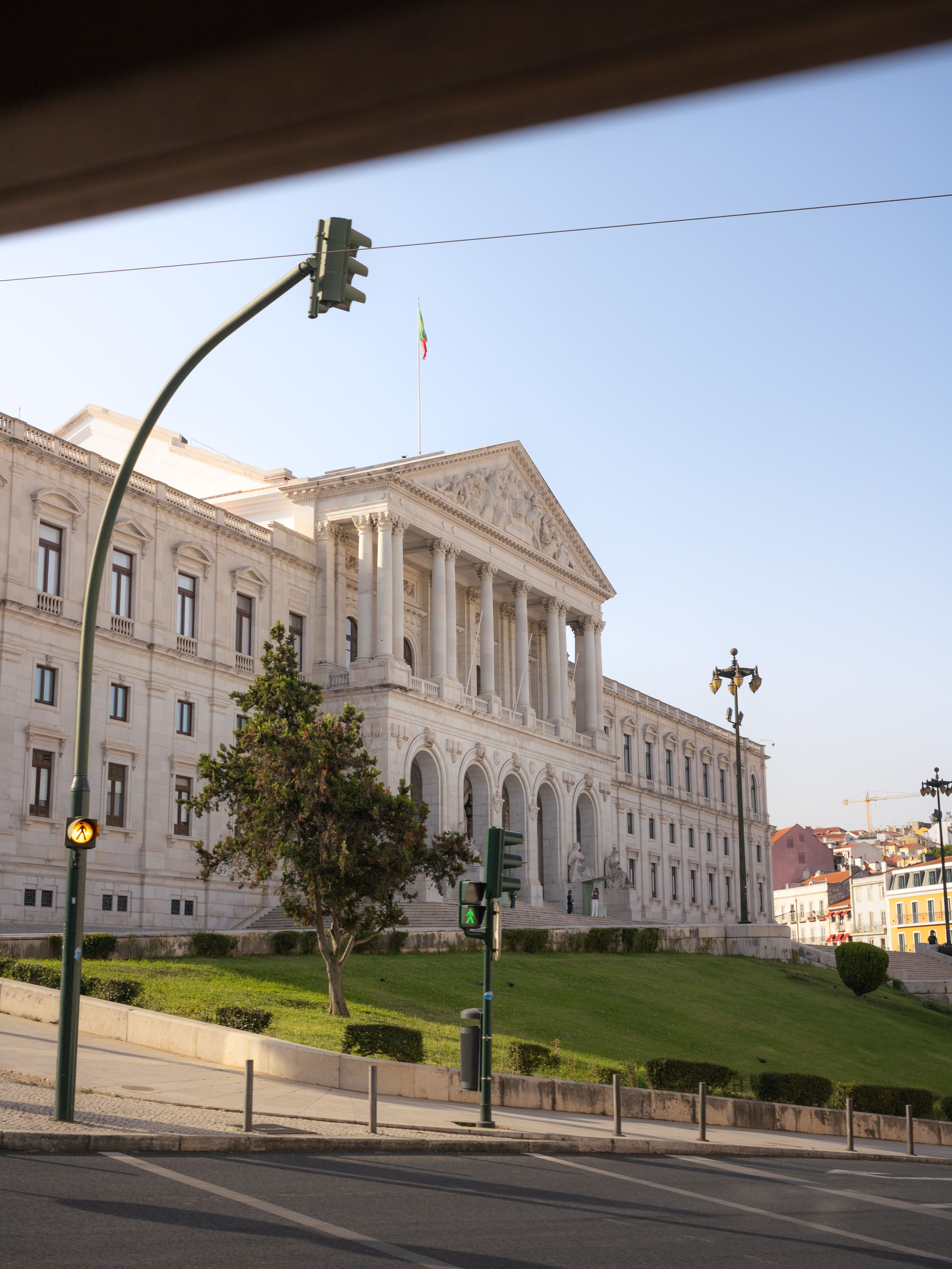 Staatspräsident empfängt Marcelo Rebelo de Sousa im Palast von Belém