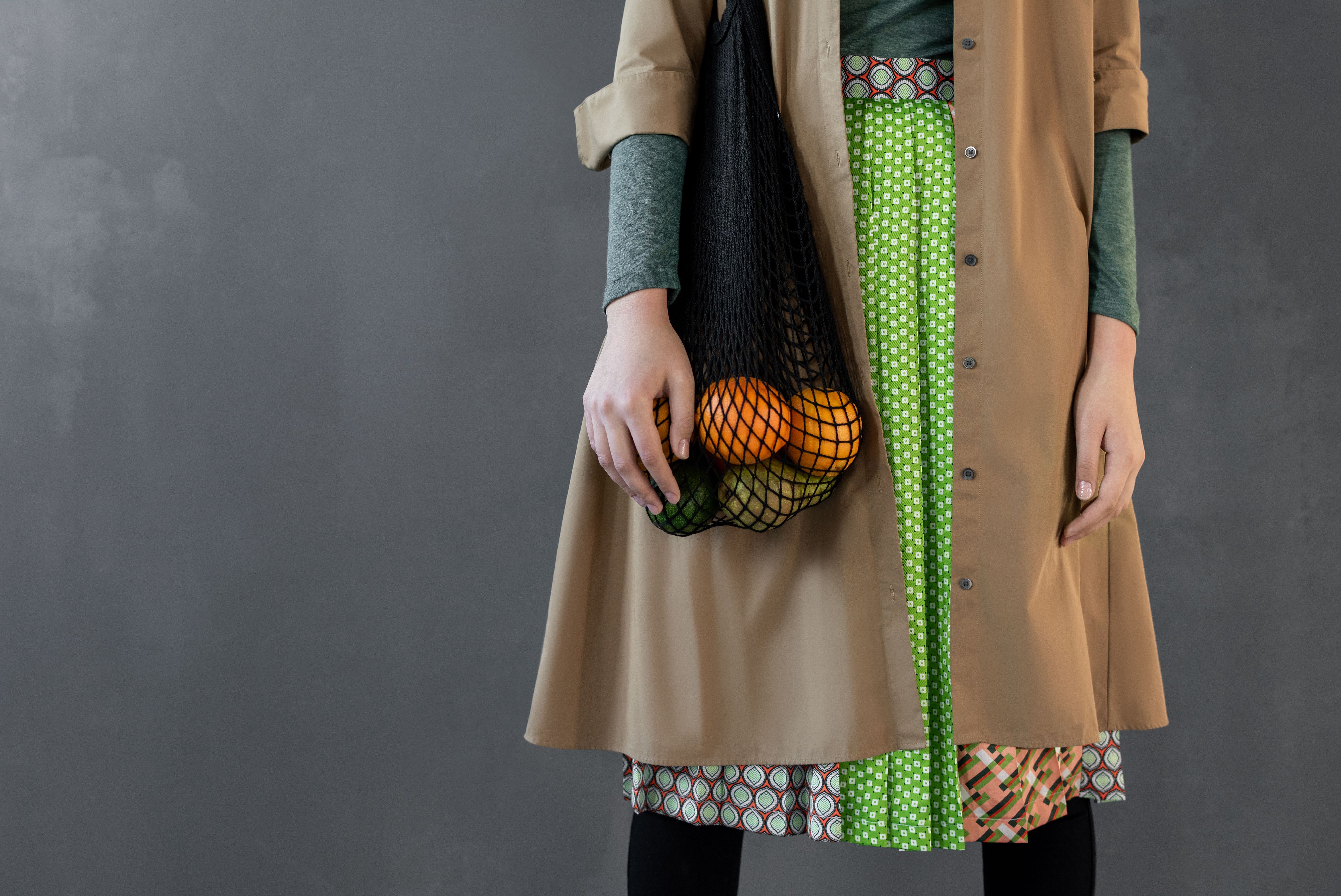 Großer Shopper aus Stoff