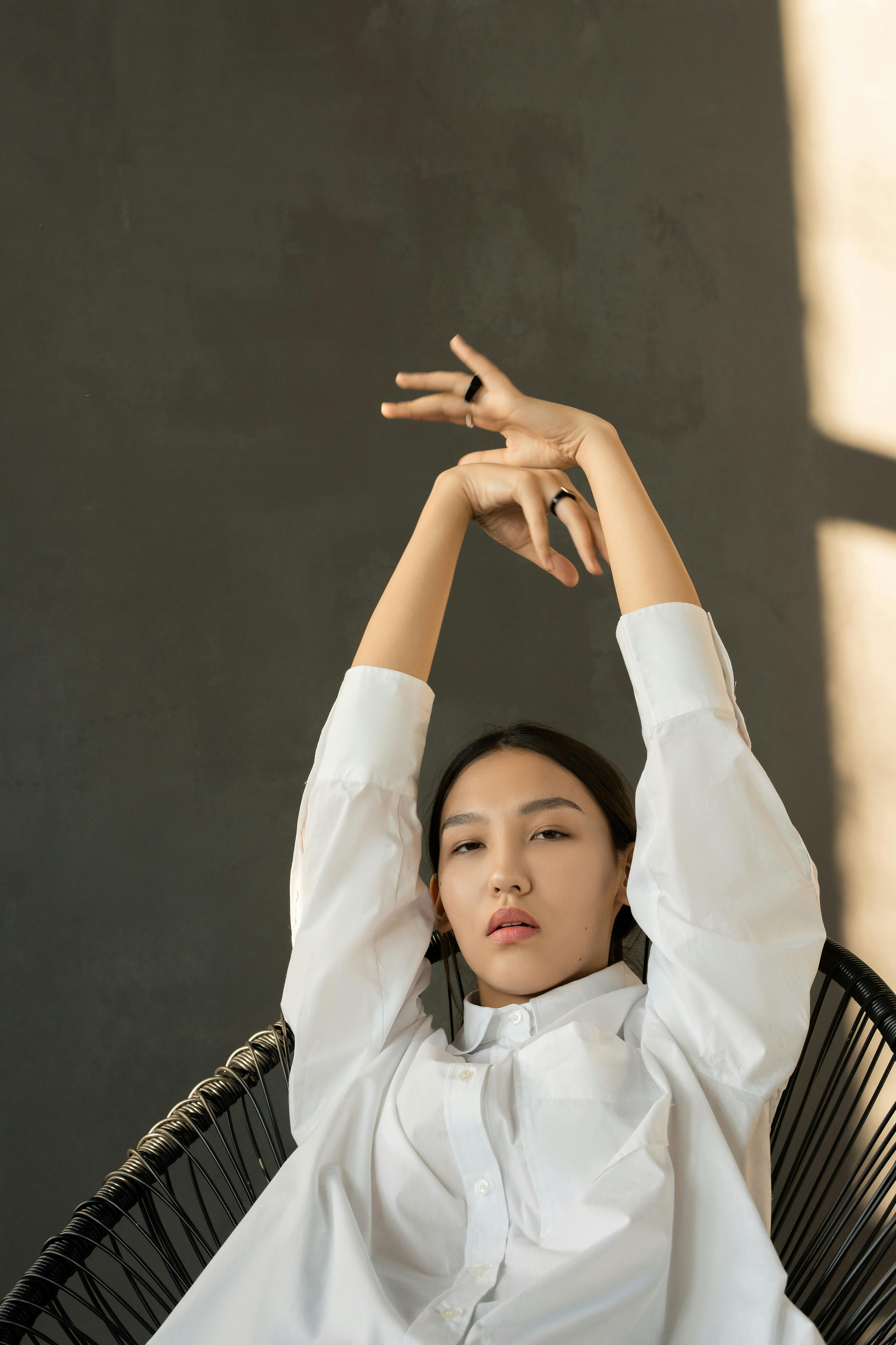 Woman Raising her Arms · Free Stock Photo