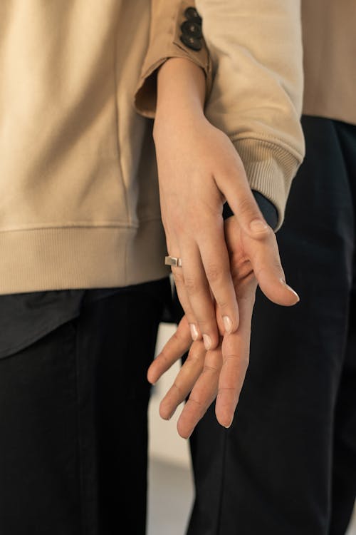 Free Couple Holding Hands Stock Photo