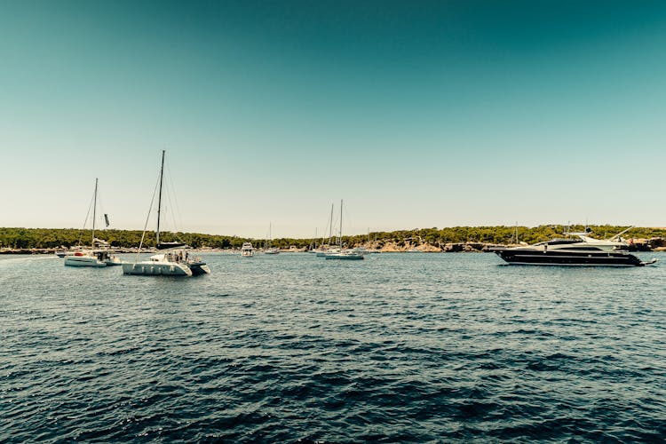 Boats On Body Of Water