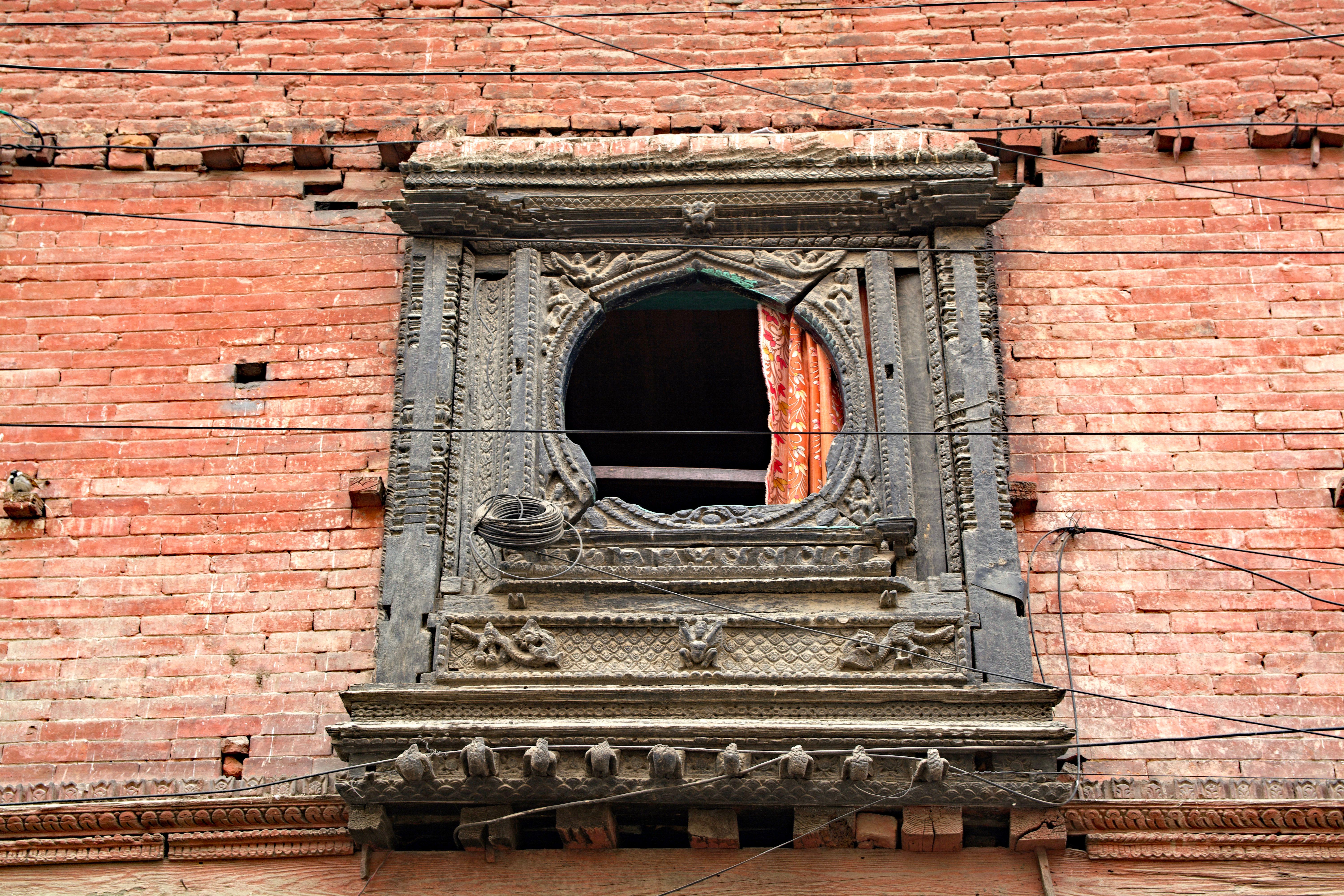 Traditional Newari Window in Lalitpur, Nepal · Free Stock Photo
