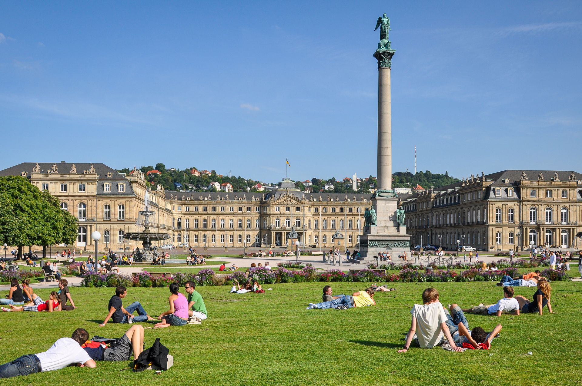 Stuttgart Schlossplatz und Neues Schloss
