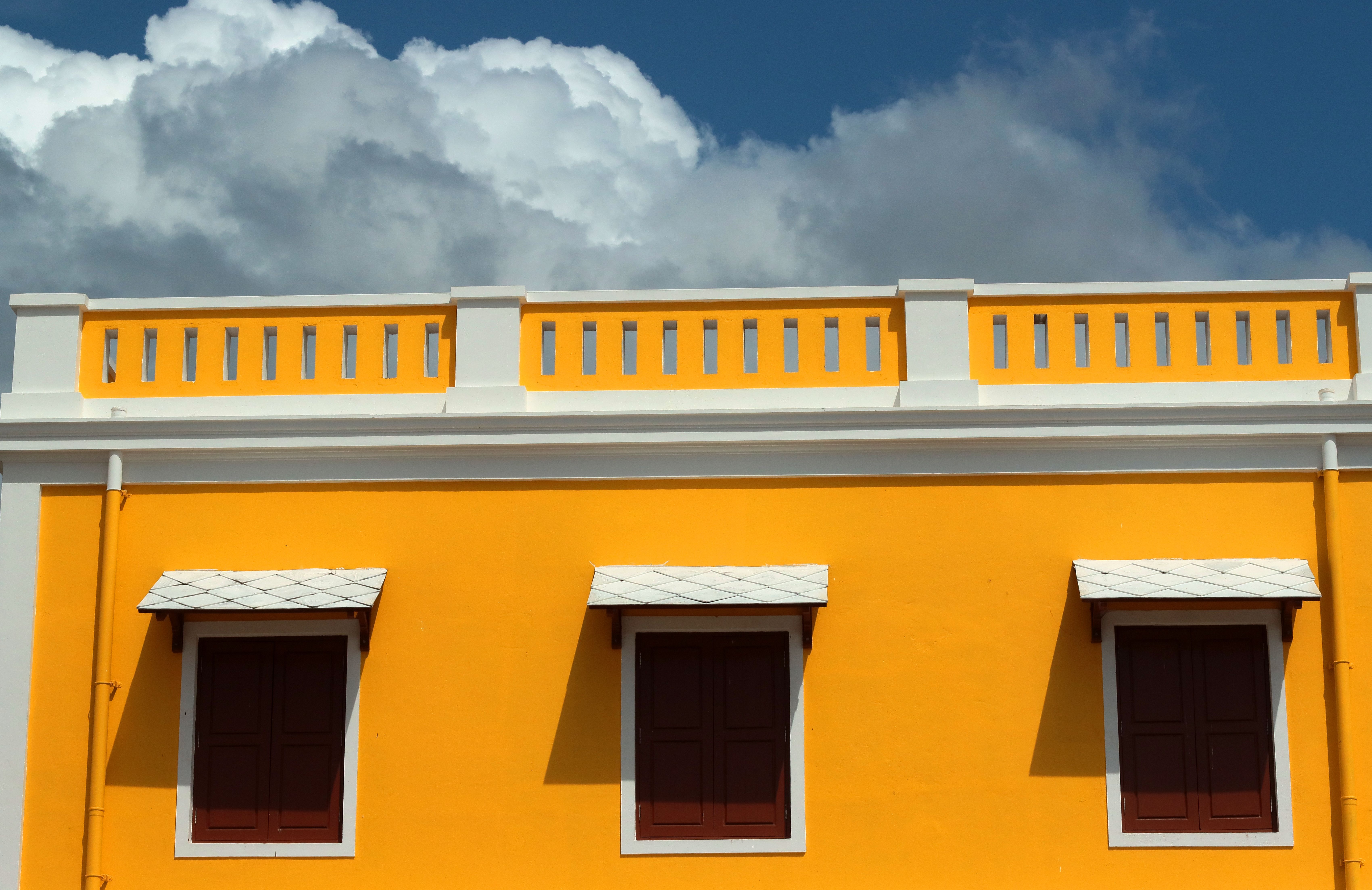 Exterior Painting in Uxbridge — careful masking before painting begins