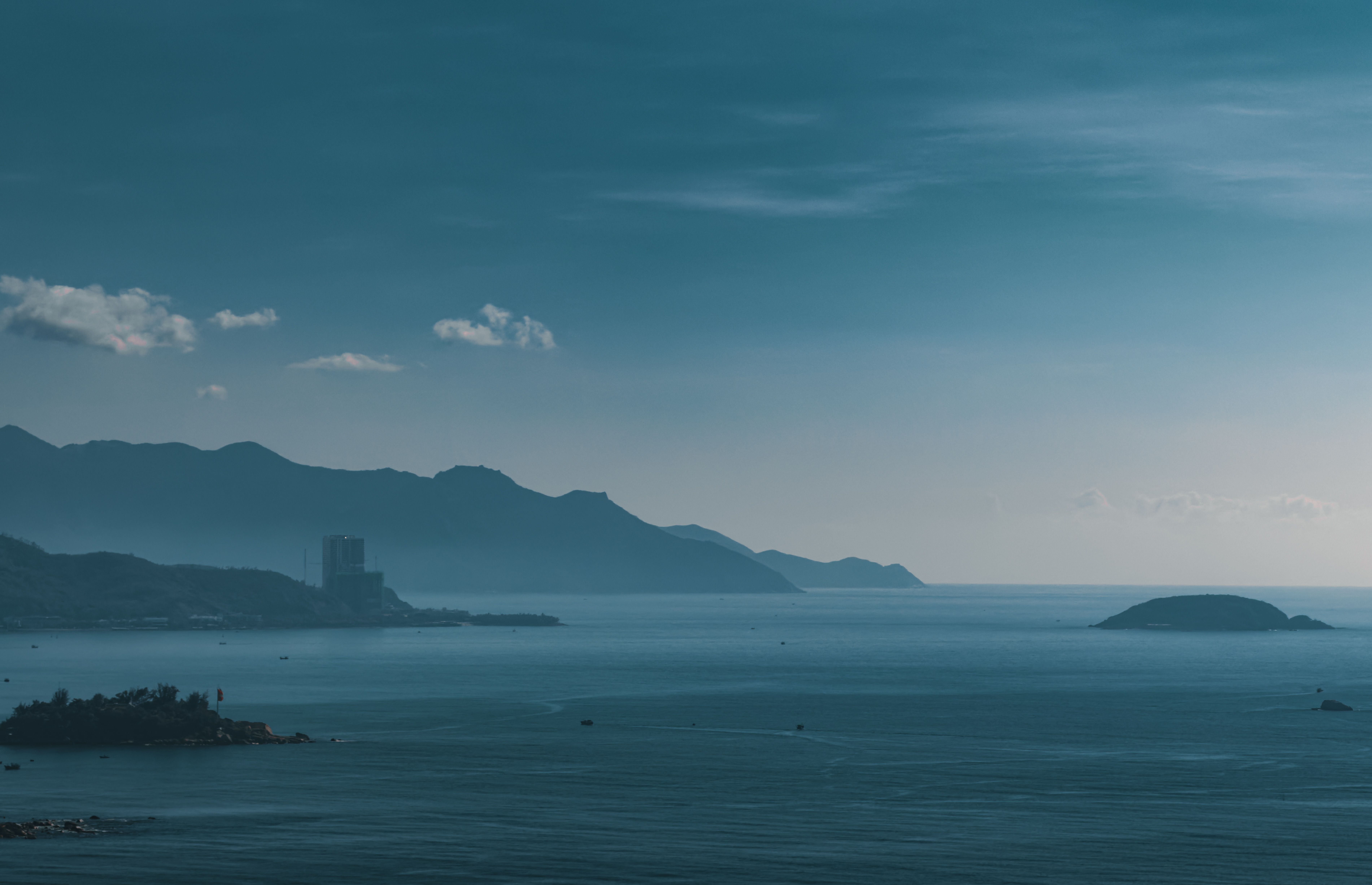 Serene Coastal View in Trang, Vietnam