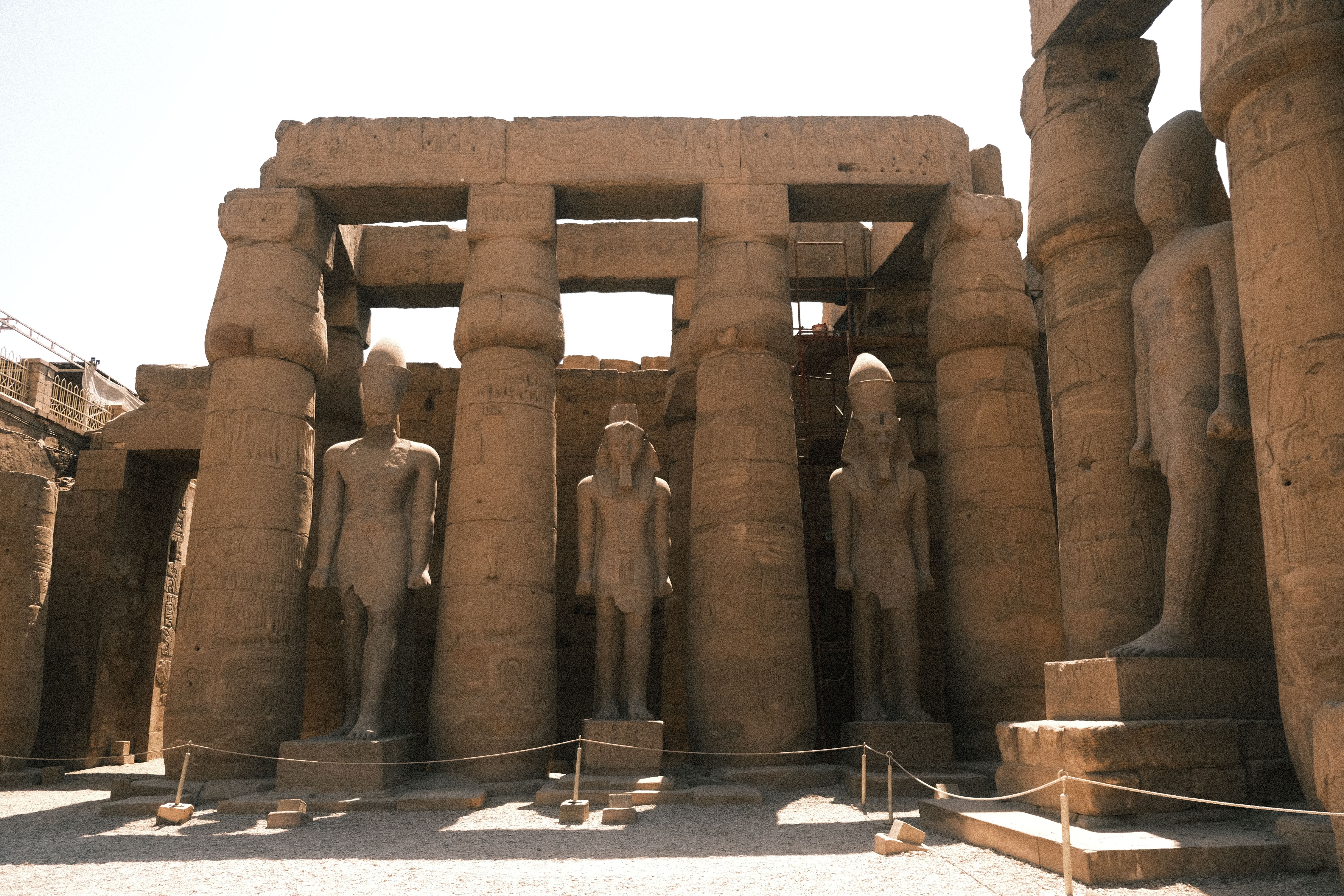 Statue of Thutmose III displayed in the Luxor Museum