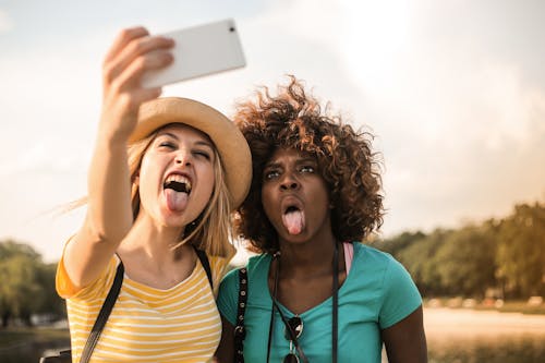 Women Taking Selfie