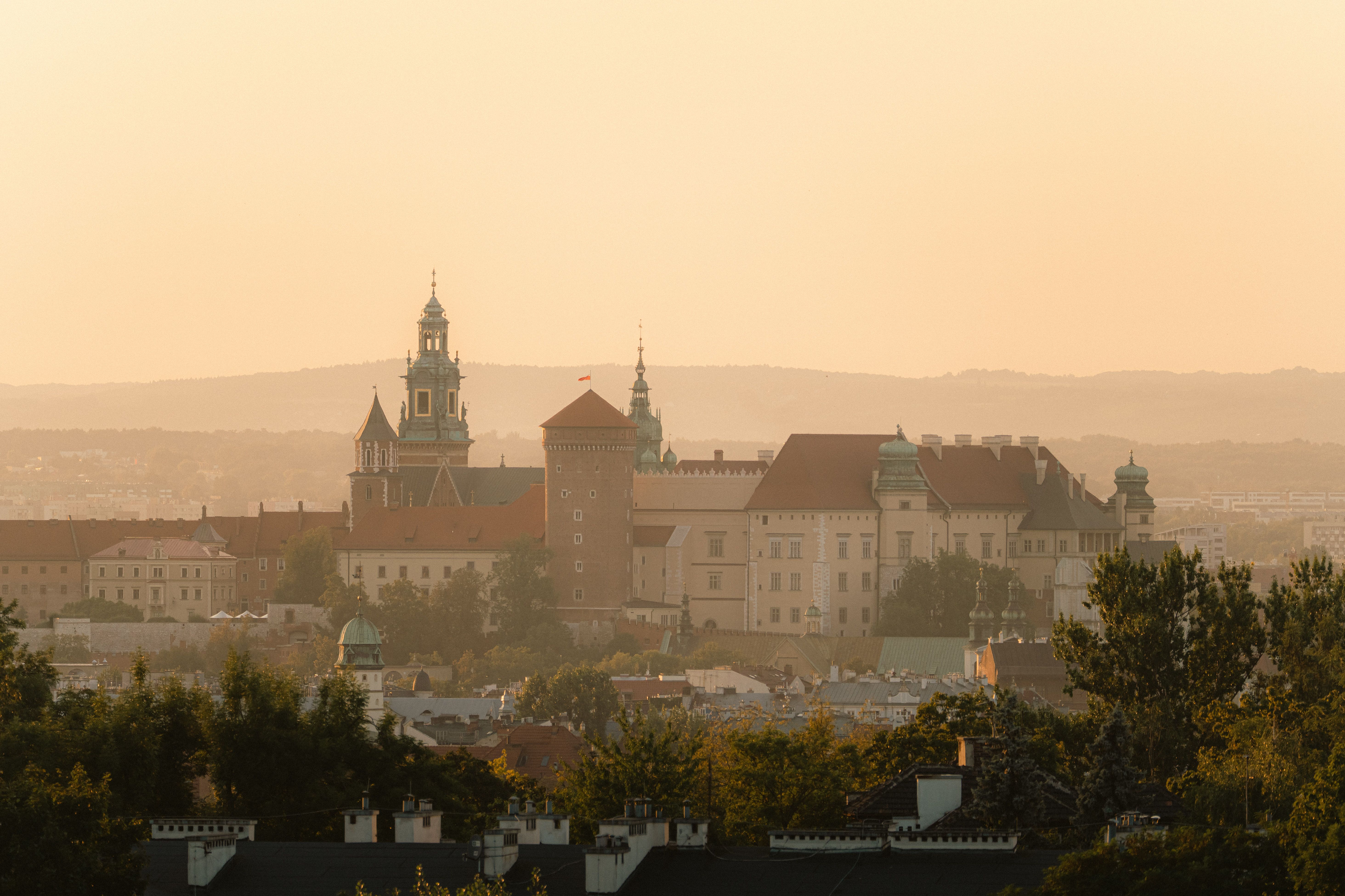 Panorama Starego Miasta Kraków