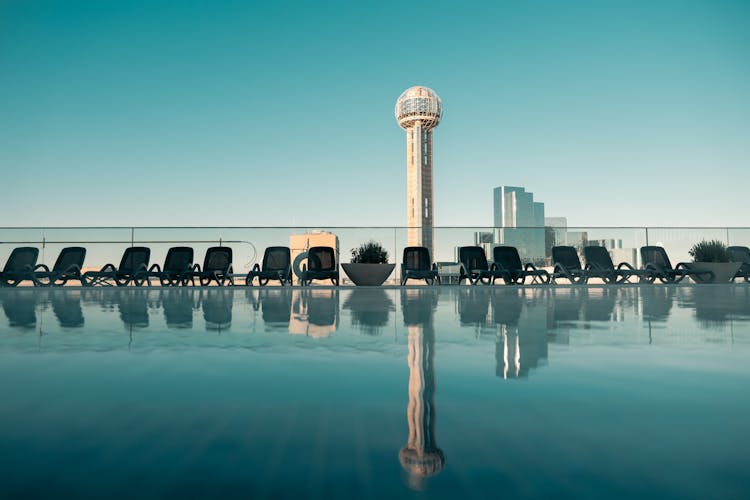 Pool On Building Rooftop