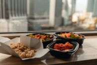 Close-Up Photo Of Food On Wooden Table