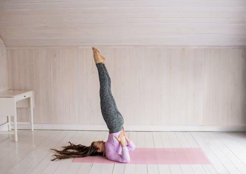 Photo Of Woman Putting Her Legs Up