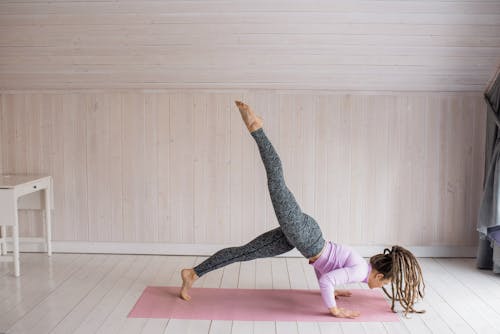 Free Photo Of Woman Stretching
 Stock Photo