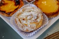 Custard tarts in paper cases, photo by Caio Niceas on Pexels