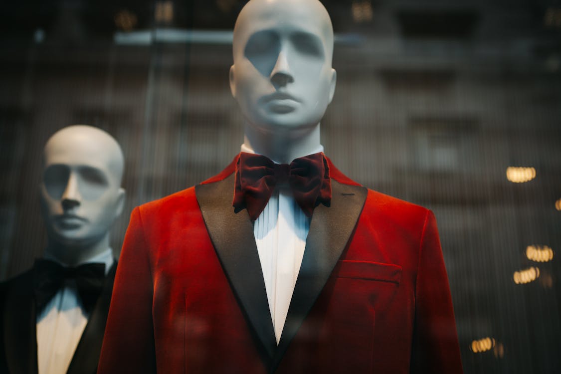 Free Mannequin Wearing Red Suit Stock Photo