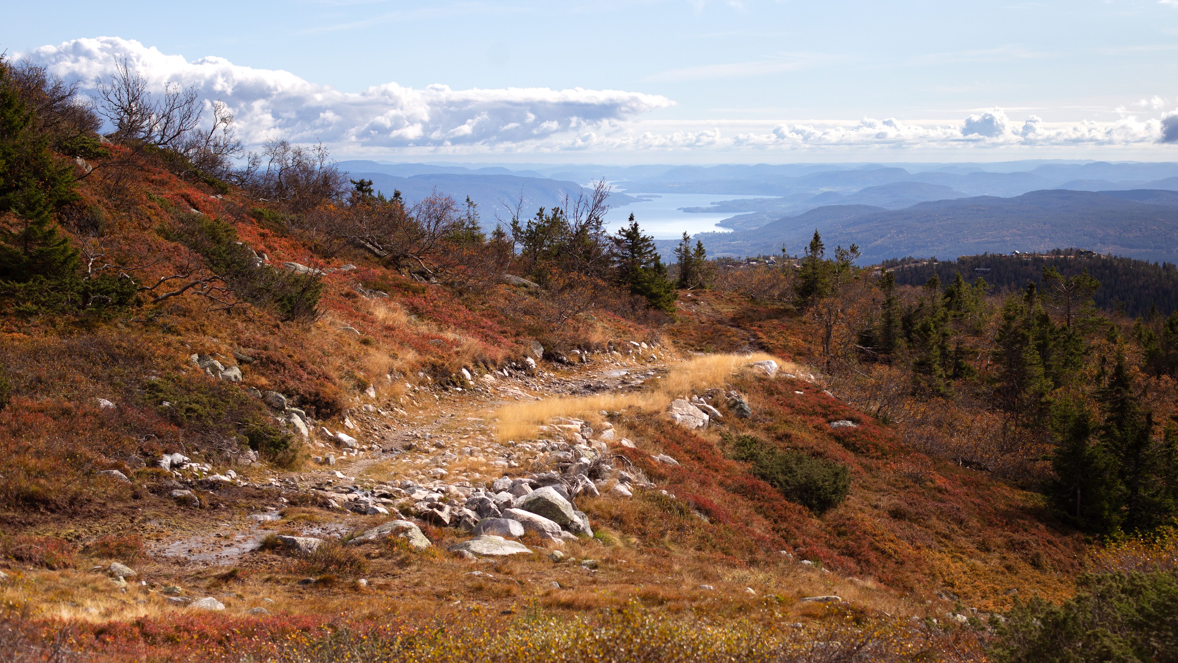 Fall color from the Oberg Mountain overlook above Lake Superior
