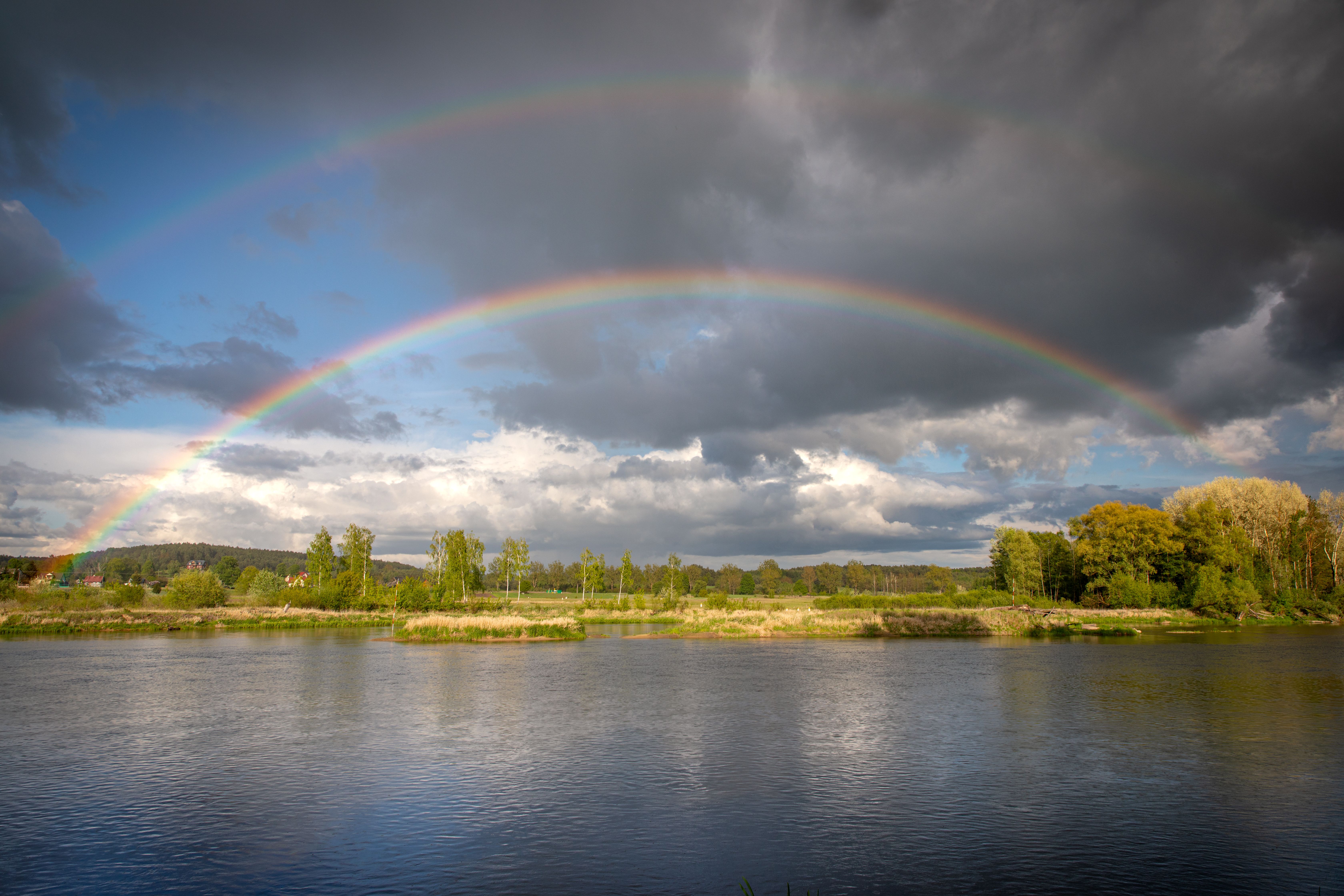A Rainbow over the Lake · Free Stock Photo
