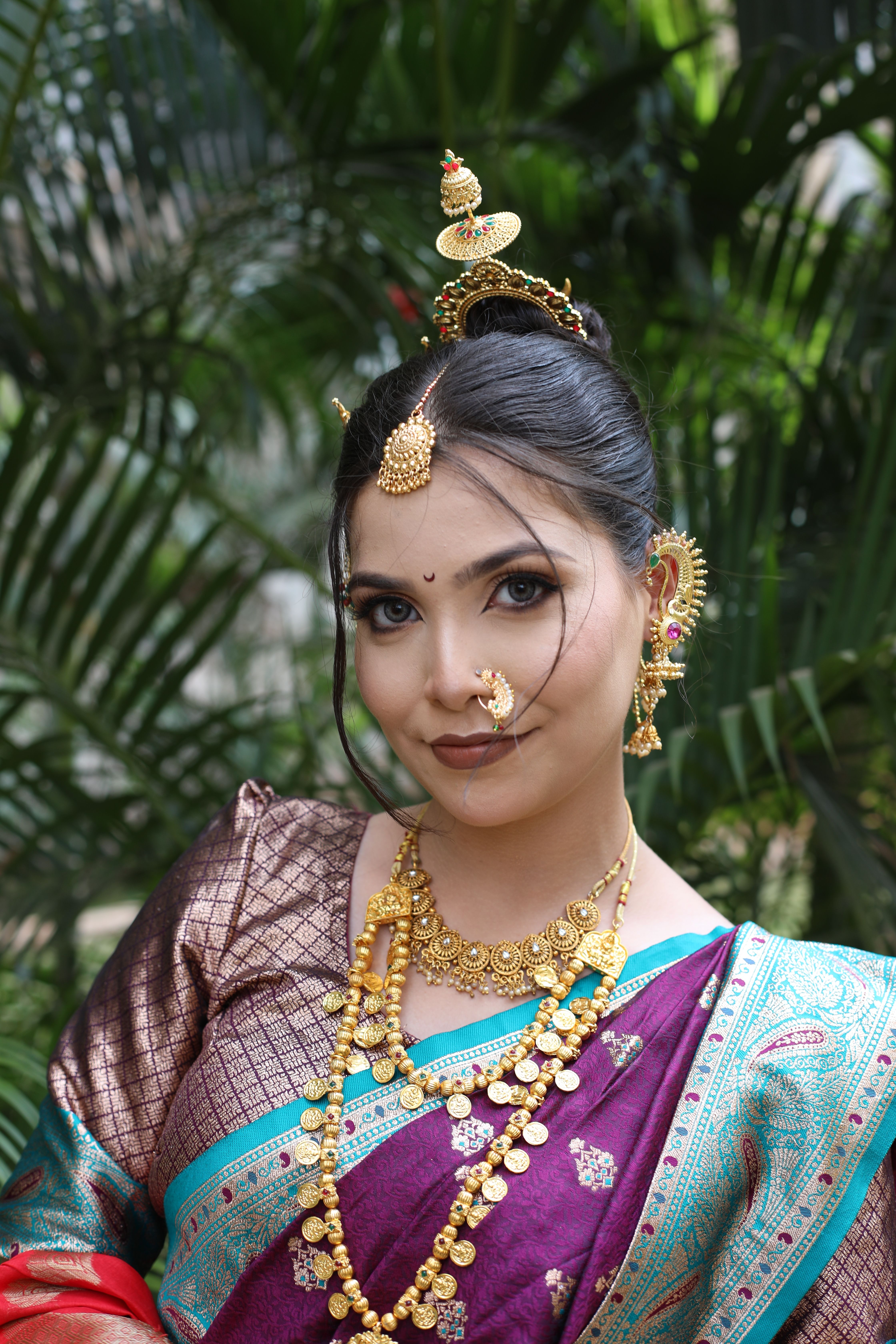Elegant Portrait of a Woman in Traditional Attire · Free Stock Photo