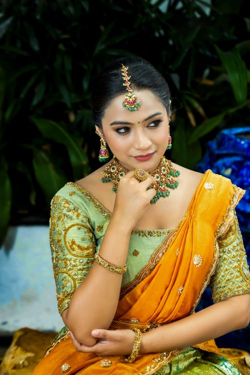 Elegant Woman in Traditional Indian Attire · Free Stock Photo