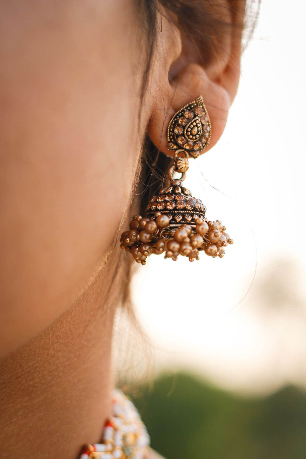 Elegant fine jewelry styled shot
