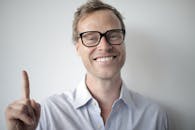 Photo of Man Wearing Eyeglasses