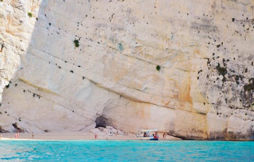 Free stock photo of beach, blue, boat