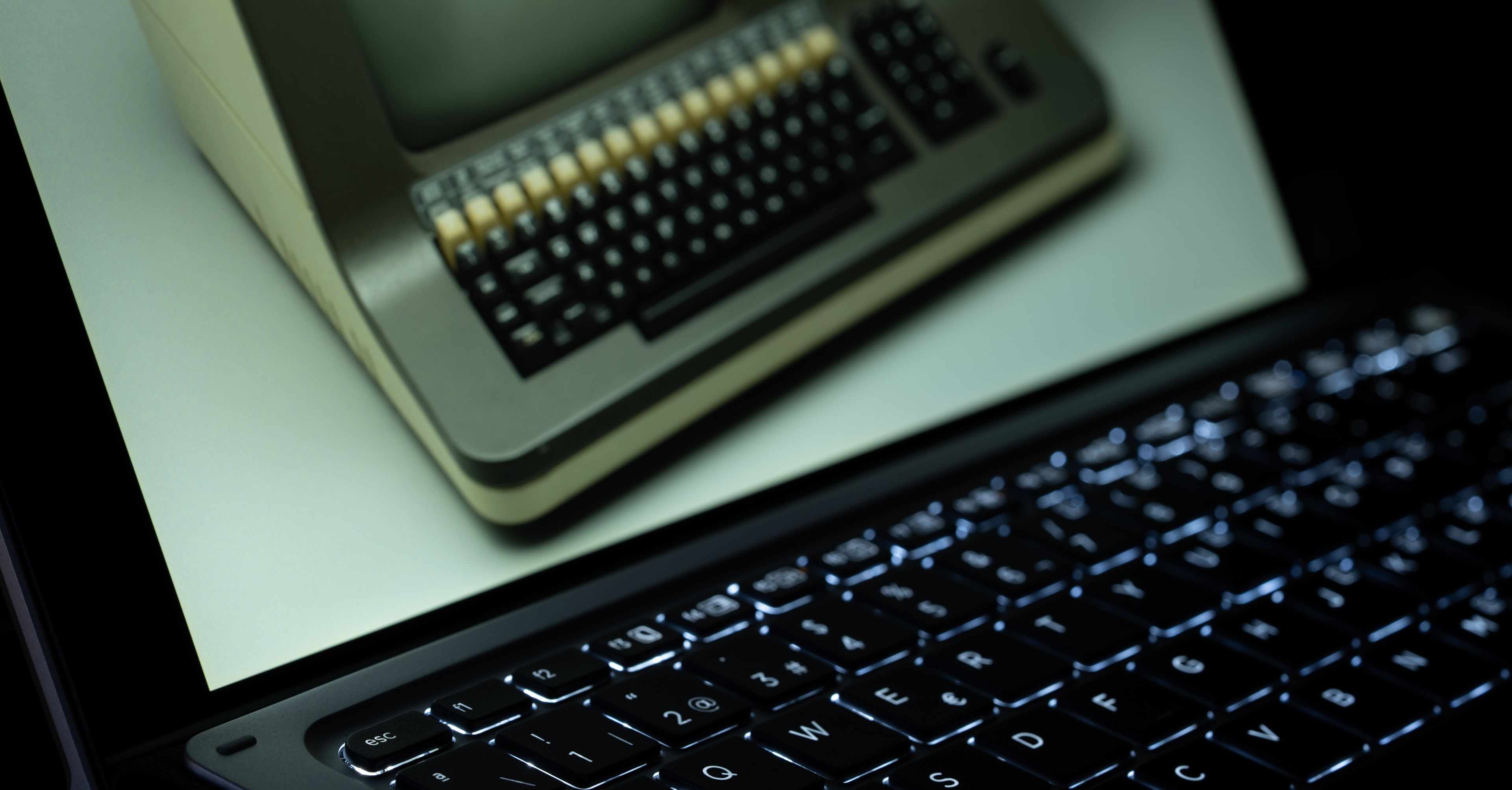 Stary laptop