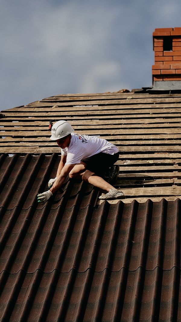 Storm damage roof repair