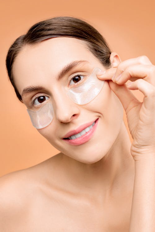 Woman With Under Eye Mask