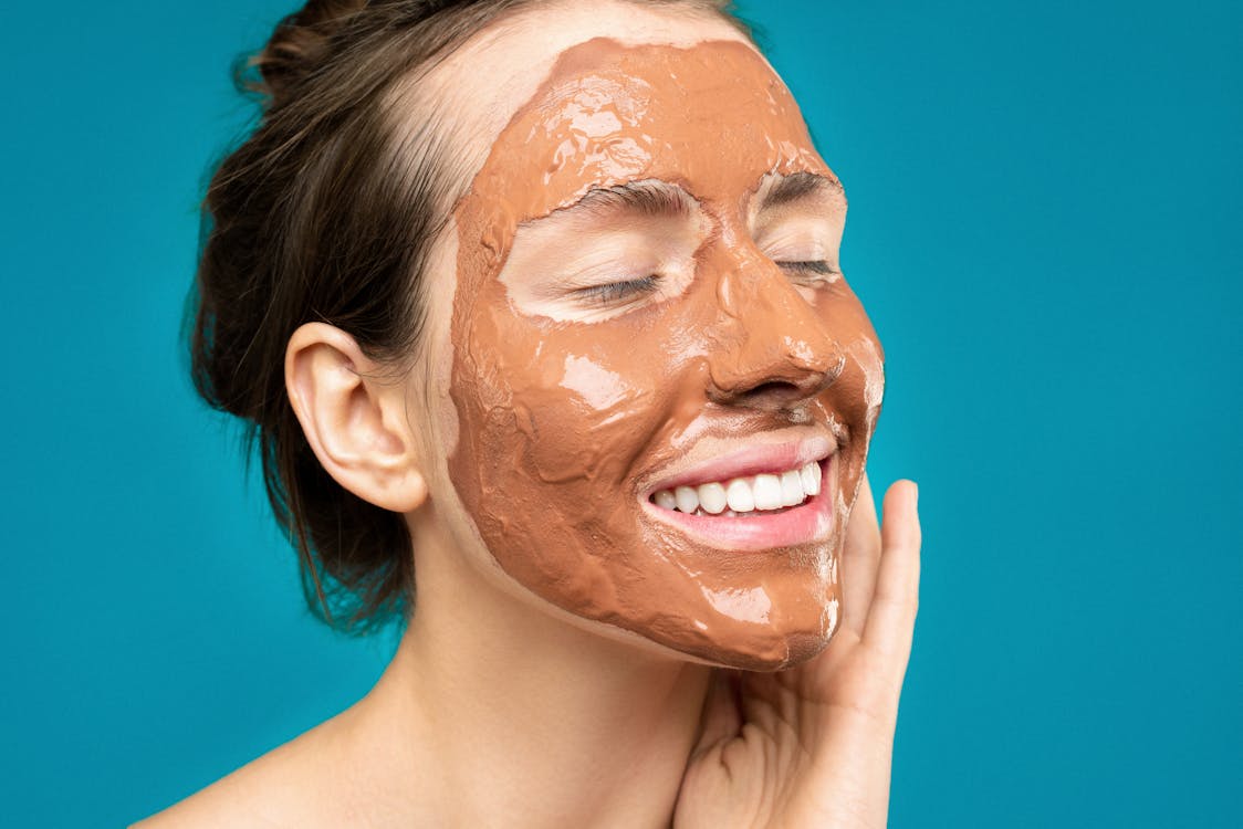 Free Woman With Clay Mask on Face Stock Photo