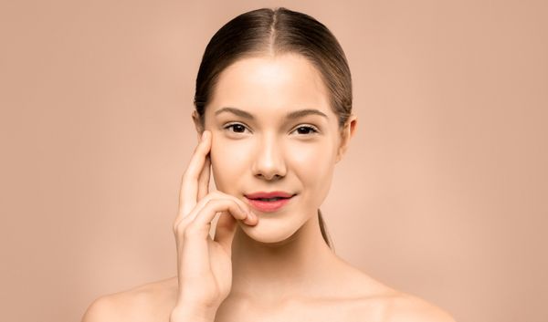 Close up of radiant tanned skin