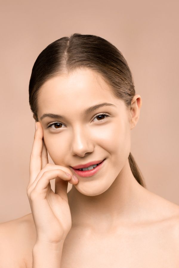 Natural glowing skin