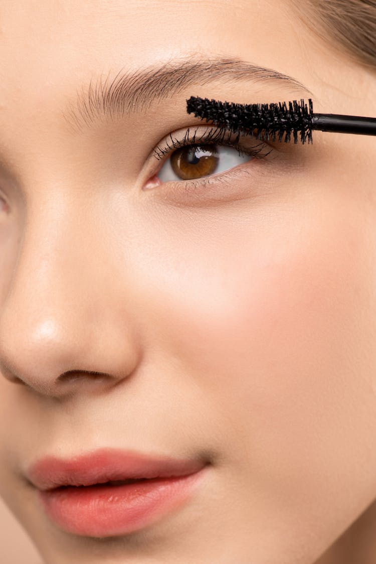 Woman Applying Mascara