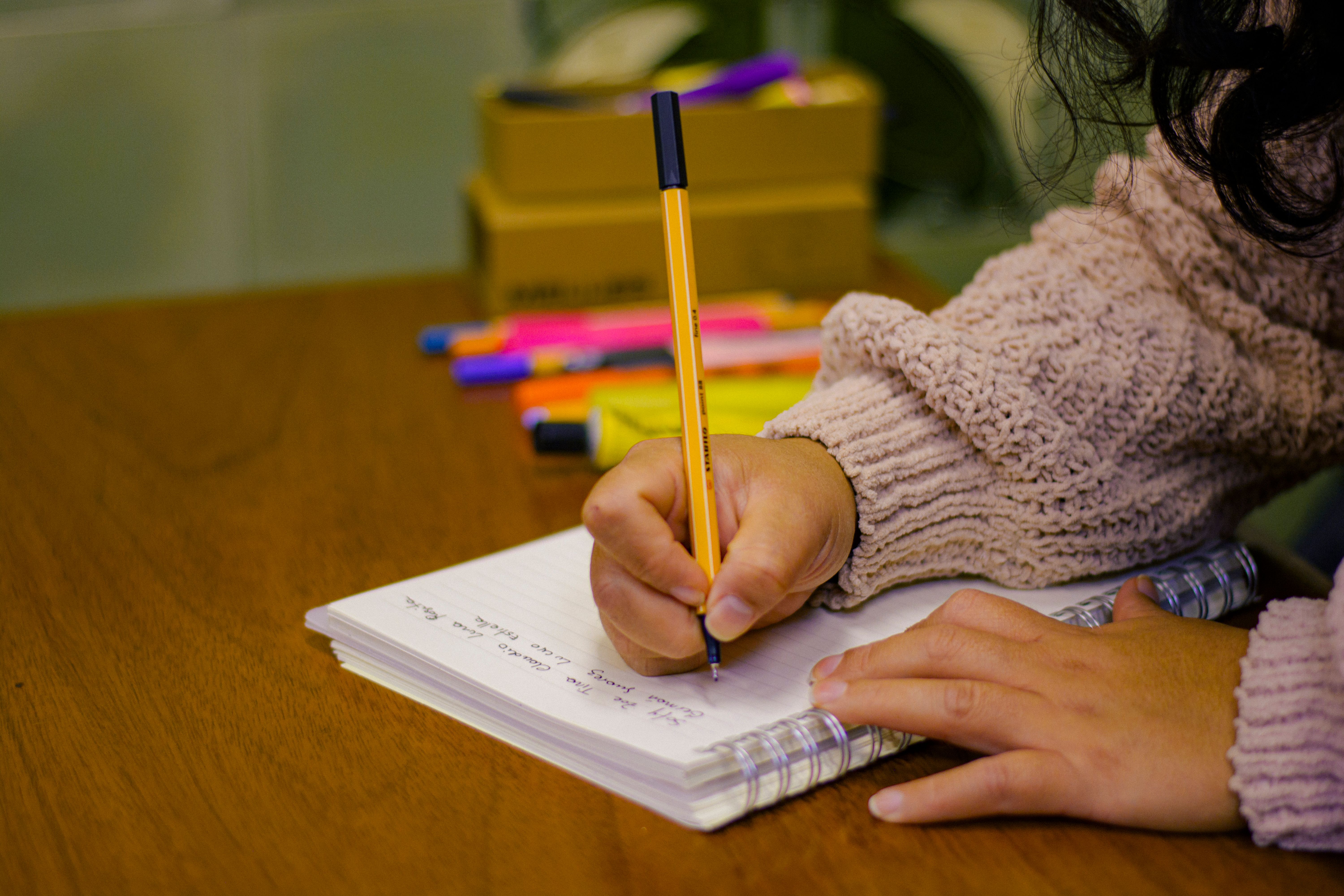 practice notebook setup natural light lifestyle photo 2