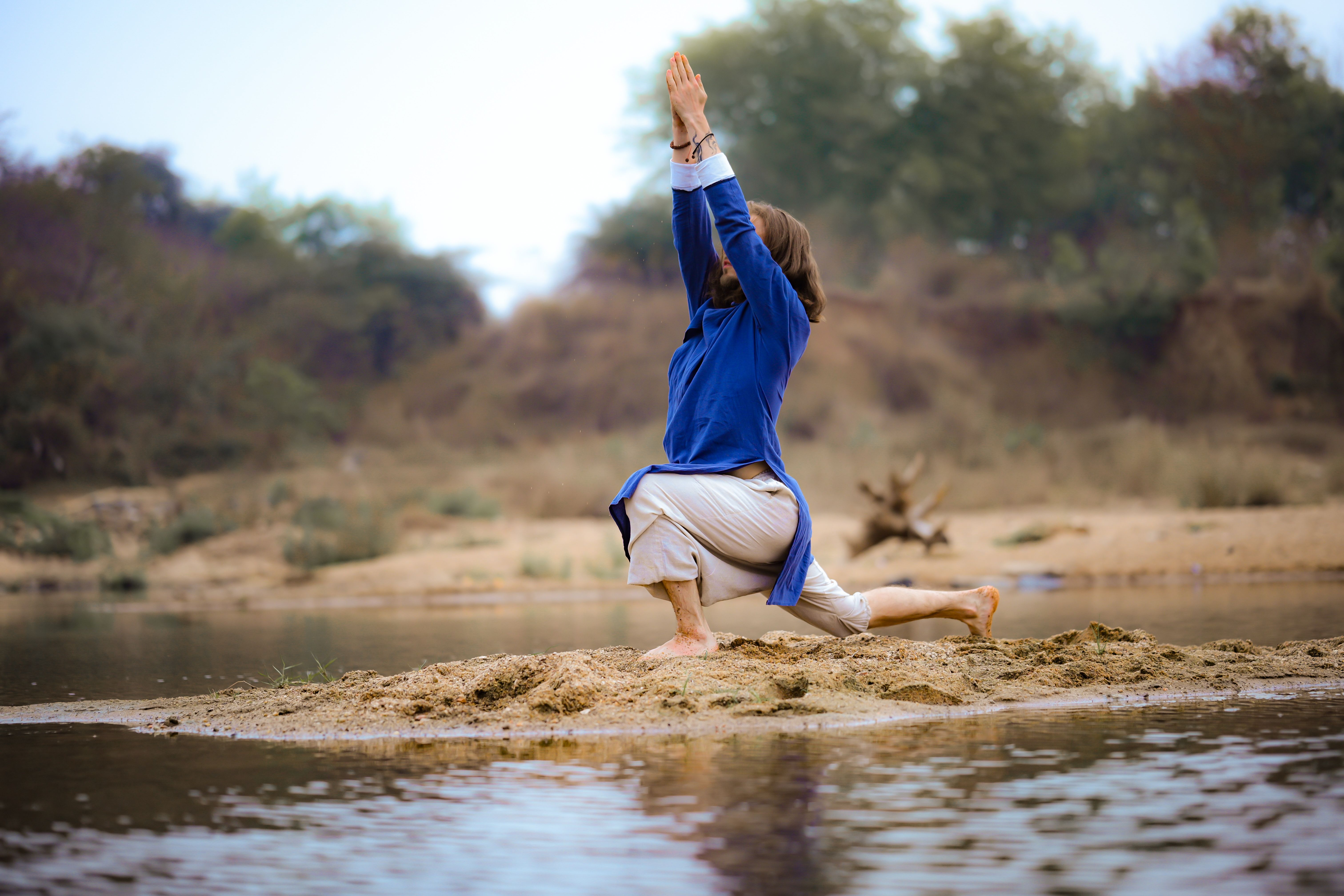 A serene yoga and wellness retreat in India