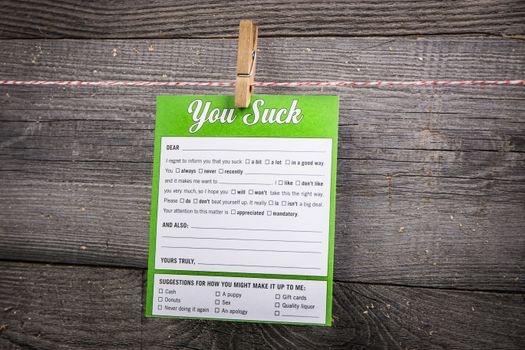White and Green Paper Hanging