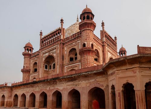 Free Stunning view of Safdarjung's Tomb showcasing its Mughal architecture in New Delhi, India. Stock Photo