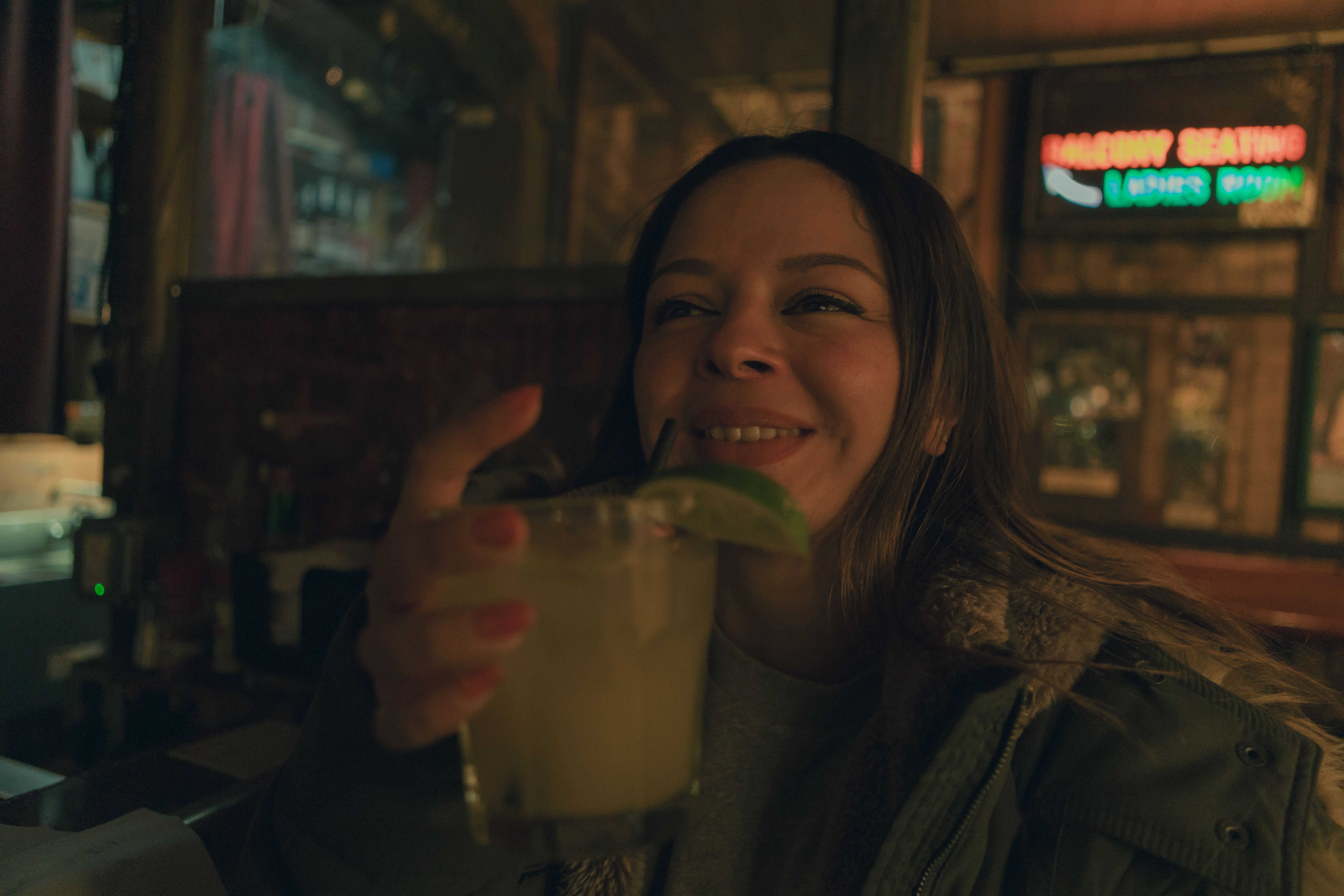 Group of people meeting at a bar for social gathering