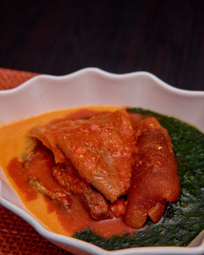Nigerian soup, rich and hearty