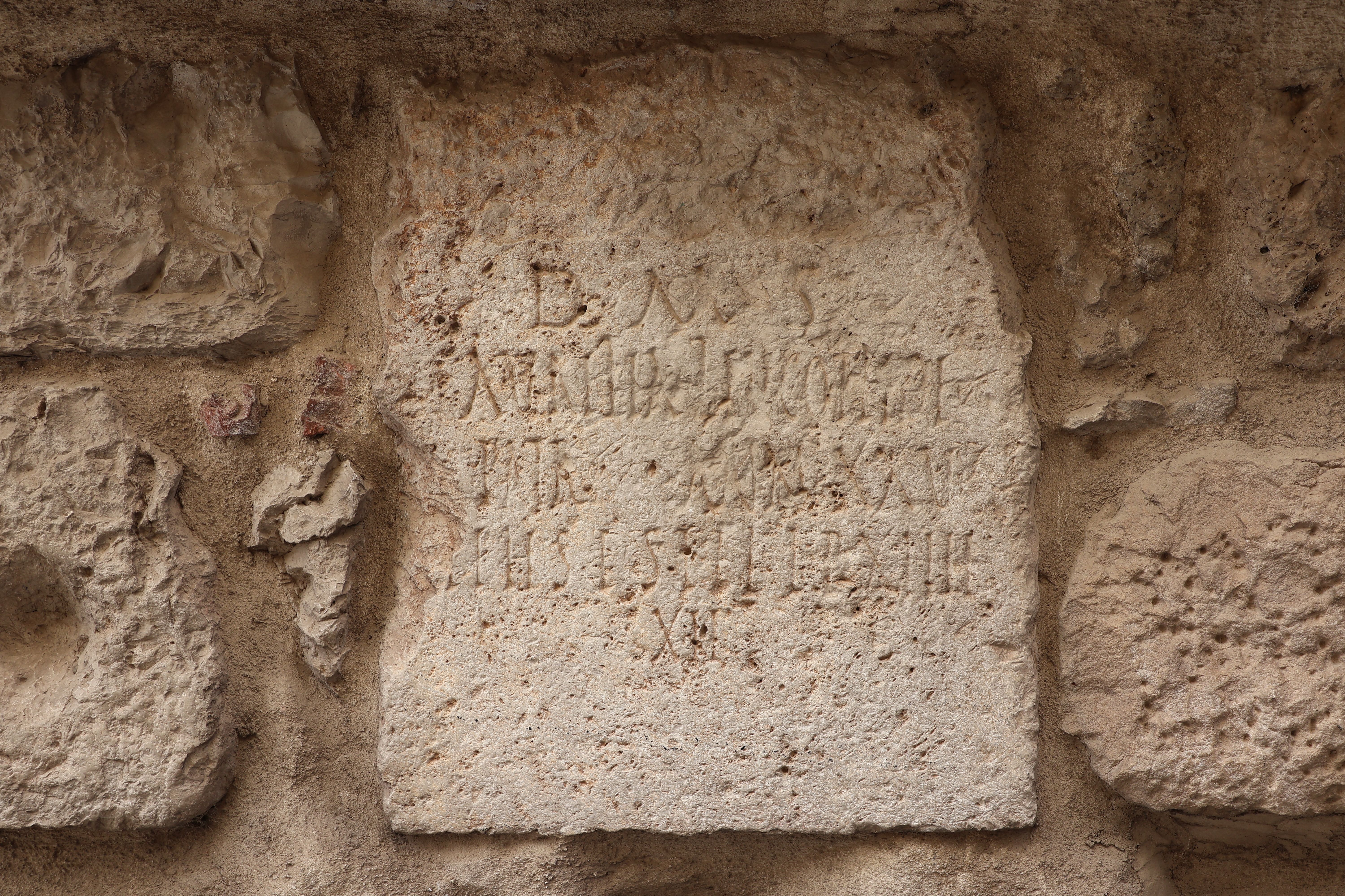 Ancient Inscription on Stone Wall in Martos · Free Stock Photo