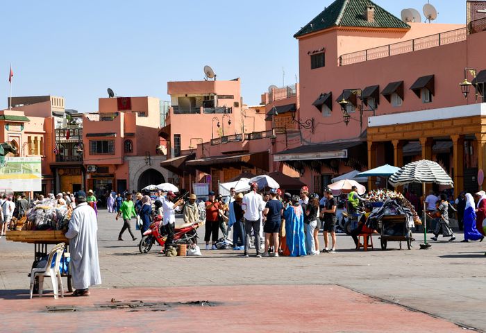 Place Jemaa el-Fna Marrakech nuit