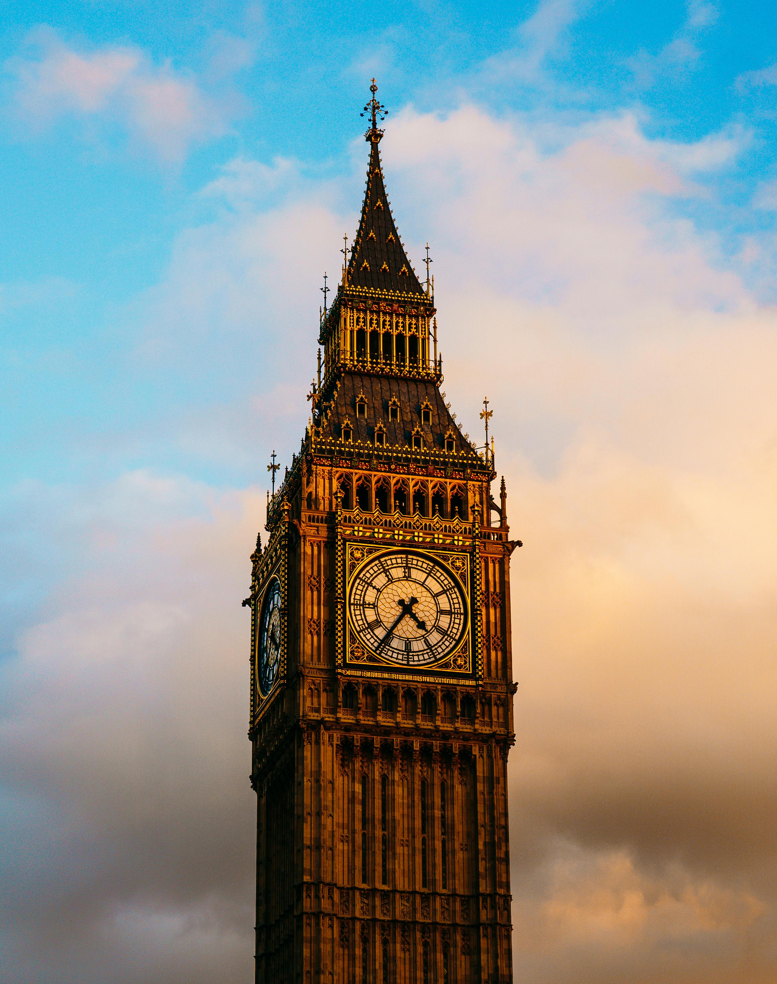 Big Ben Under Blue And White Sky During Daytime · Free Stock Photo