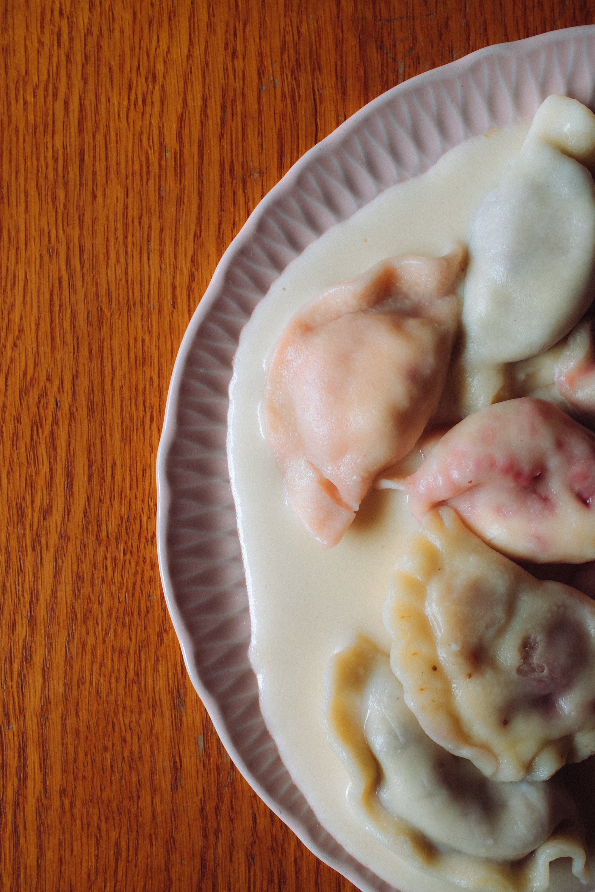 Homemade pierogies at The Waymart Deli