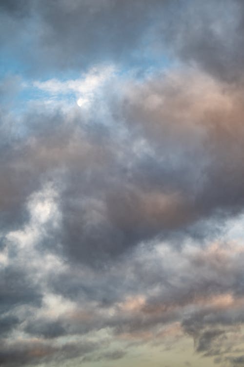 White Clouds and Blue Sky